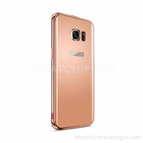 Alibaba Express Electroplating PC Mirror Phone Case For Samsung Galaxy S7 edge Case aliminum bumper metal Mirror Cover